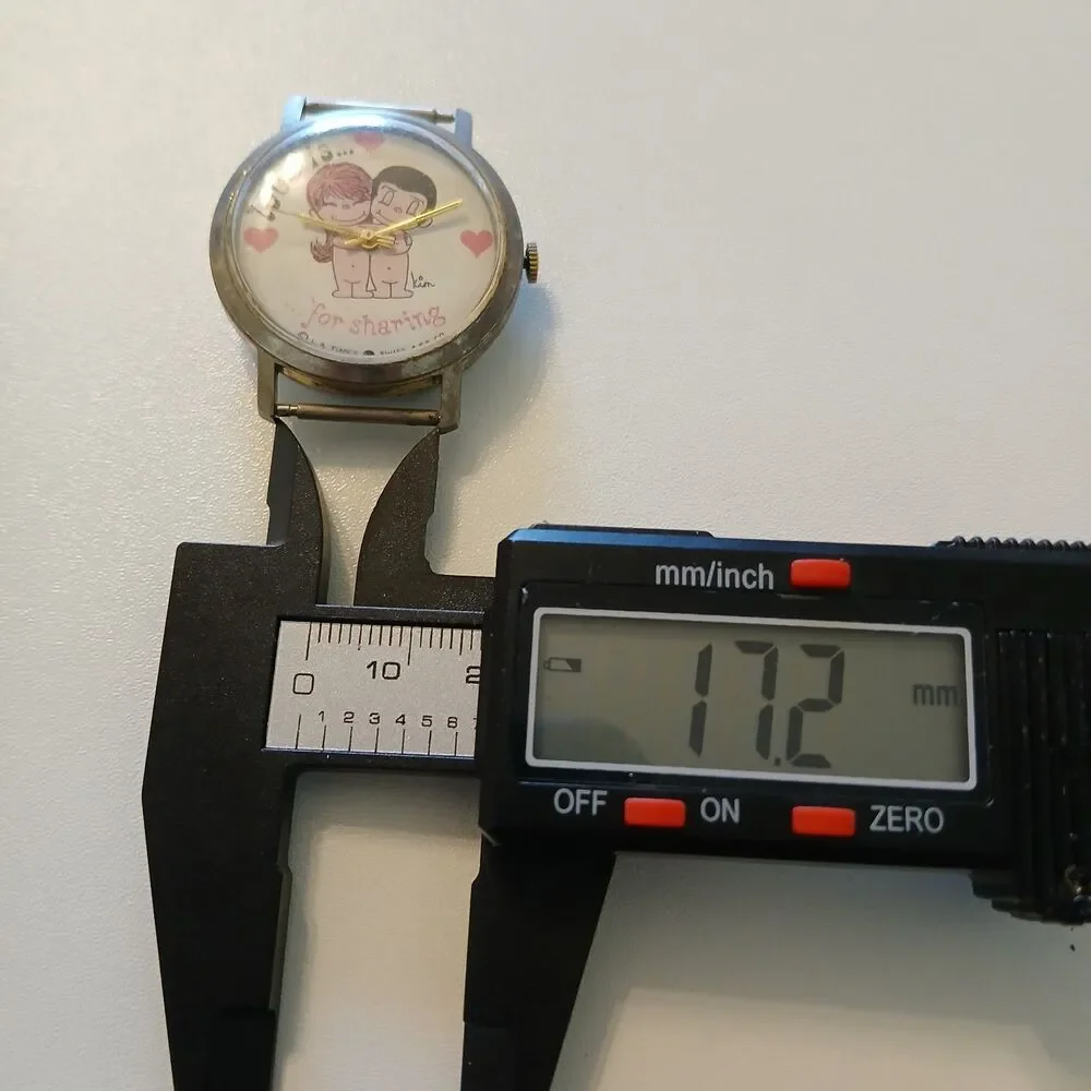 Parts/Repair Vtg 1970s Love Is Watch Kim Casali LA Times Swiss ASA Co Quartz